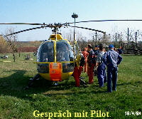 Gespr�ch mit Pilot