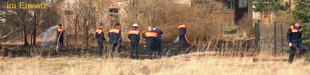 L�schgruppe im Einsatz